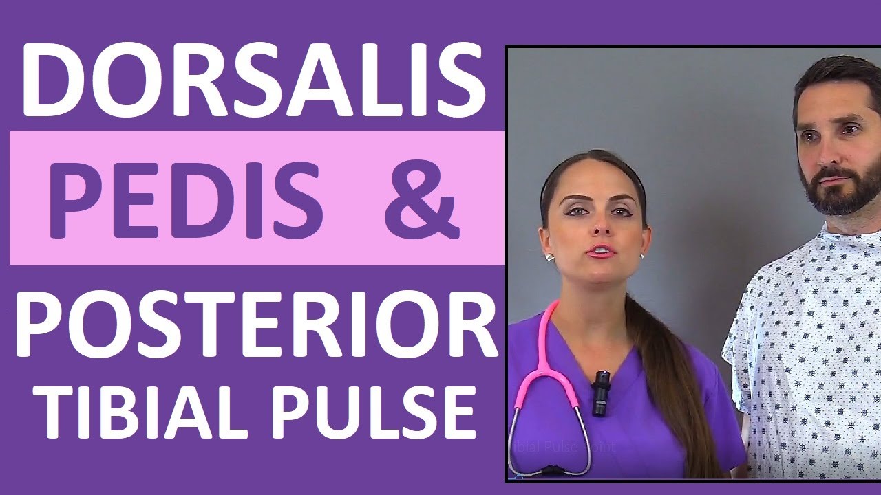 Dorsalis Pedis and Posterior Tibial Pulse Point Nursing Assessment