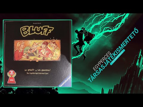 Egyperces társasjátékismertető | #104. Perudo / Kalózkocka / Liar's Dice / Bluff - Game-Obscura