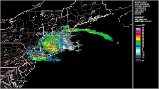 2021 Henri - Boston, MA WSR-88D Radar Animation (HD 1280x720)