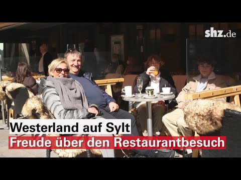 Nach langer Corona-Pause: Euphorie über die Öffnung der Außengastronomie auf Sylt