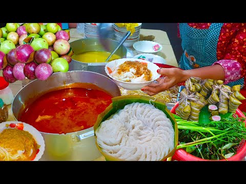 Mouthwatering Street Food - Breakfast, Snacks, And More For Sales @ Our Cambodian Wet Market