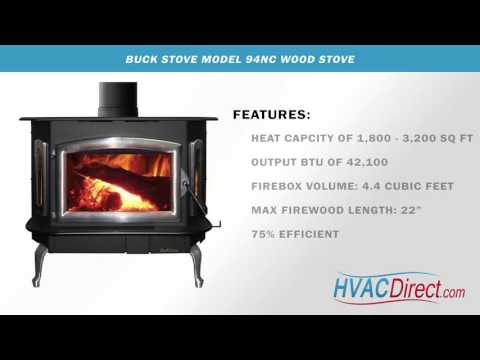 Buck Stove Model 94NC Wood Stove Features