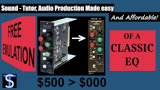 Video thumbnail for FREE Emulation of a Classic EQ, the TREQ by Sound-tutor