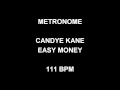 METRONOME 111 BPM Candye Kane EASY MONEY