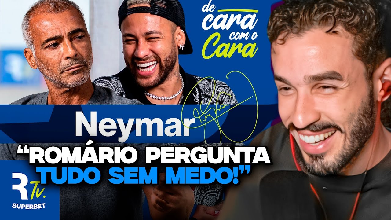 ENTREVISTA COM NEYMAR - DE CARA COM O CARA #1 | REACT ROMÁRIO TV