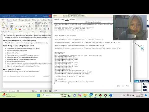 3.6.2 - lab - Implement Vlans and Trunking_Triana Putri Oscindy_PTI23 A