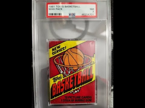 1981 PSA GRADED TOPPS BASKETBALL PACK! Pulled KAREEM ABDUL-JABBAR, NATE ARCHIBALD & LARRY BIRD!