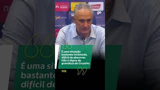 TITE LAMENTA SITUAÇÃO DO CRUZEIRO APÓS DERROTA PARA O FLAMENGO NO MARACANÃ | #shorts | ge.globo