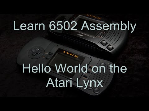 Hello World on the Atari Lynx - 6502 Assembly Lesson H6