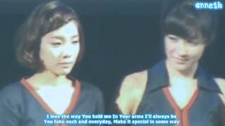 SNSD Taeyeon &amp; Tiffany - I love the way you hold me.