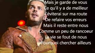 matt pokora sur ma route (lyrics)paroles