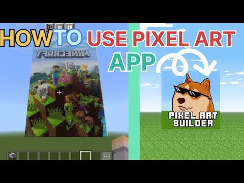 HOW TO USE PIXEL ART APP FOR MINECRAFT ❤️ [@EAGLEEMPIREMASTER]