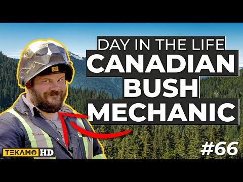 Day In The Life Of A Canadian Bush Mechanic - Heavy Equipment Mechanic