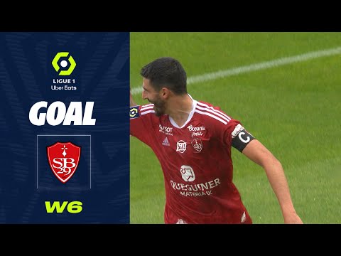 Goal Pierre LEES-MELOU (6' - SB29) STADE BRESTOIS 29 - RC STRASBOURG ALSACE (1-1) 22/23