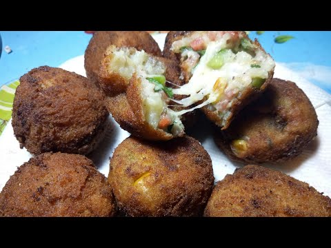 Quick Easy Simple Snacks| Veg Potato Cheesy Balls| Yummy Cheese Balls