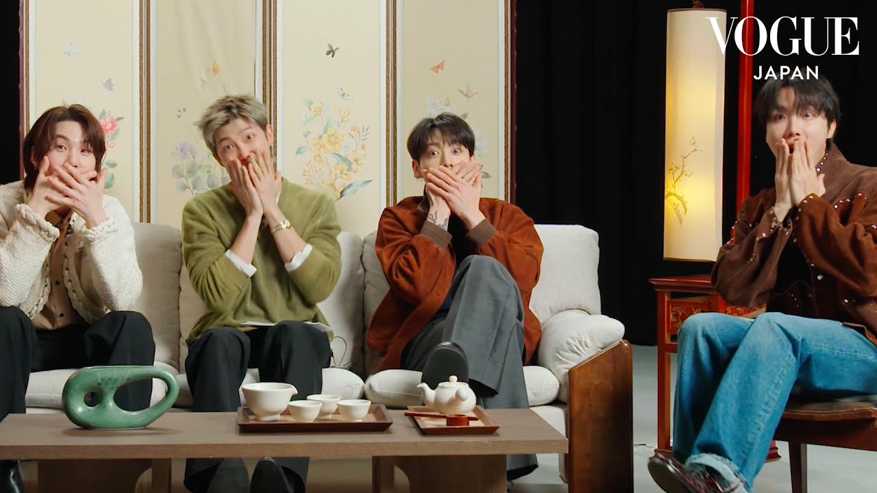 BTSのSuga, RM, Jung Kook, J-Hopeによる韓国語入門レッスン。| VOGUE JAPAN