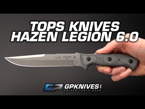 Tops Knives Hazen Legion 6.0 Fixed Blade Overview