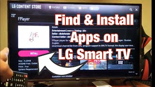 LG Smart TV: How to Install Apps (Entertainment Apps, Game Apps, Education Apps,