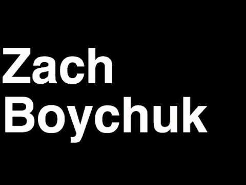 How to Pronounce Zach Boychuk Carolina Hurricanes NHL Hockey Player Runforthecube