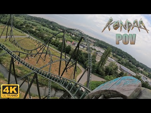 Kondaa POV (Front Row, 4K 60FPS, 2022), Walibi Belgium Intamin Mega Coaster | Non-Copyright
