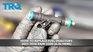 How to Replace Fuel Injectors 2011 2018 Ram 2500 (6.4L HEMI)