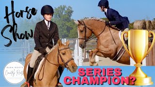 HORSE SHOW: COMPETING FOR THE TITLE OF SERIES CHAMPION! | VLOG