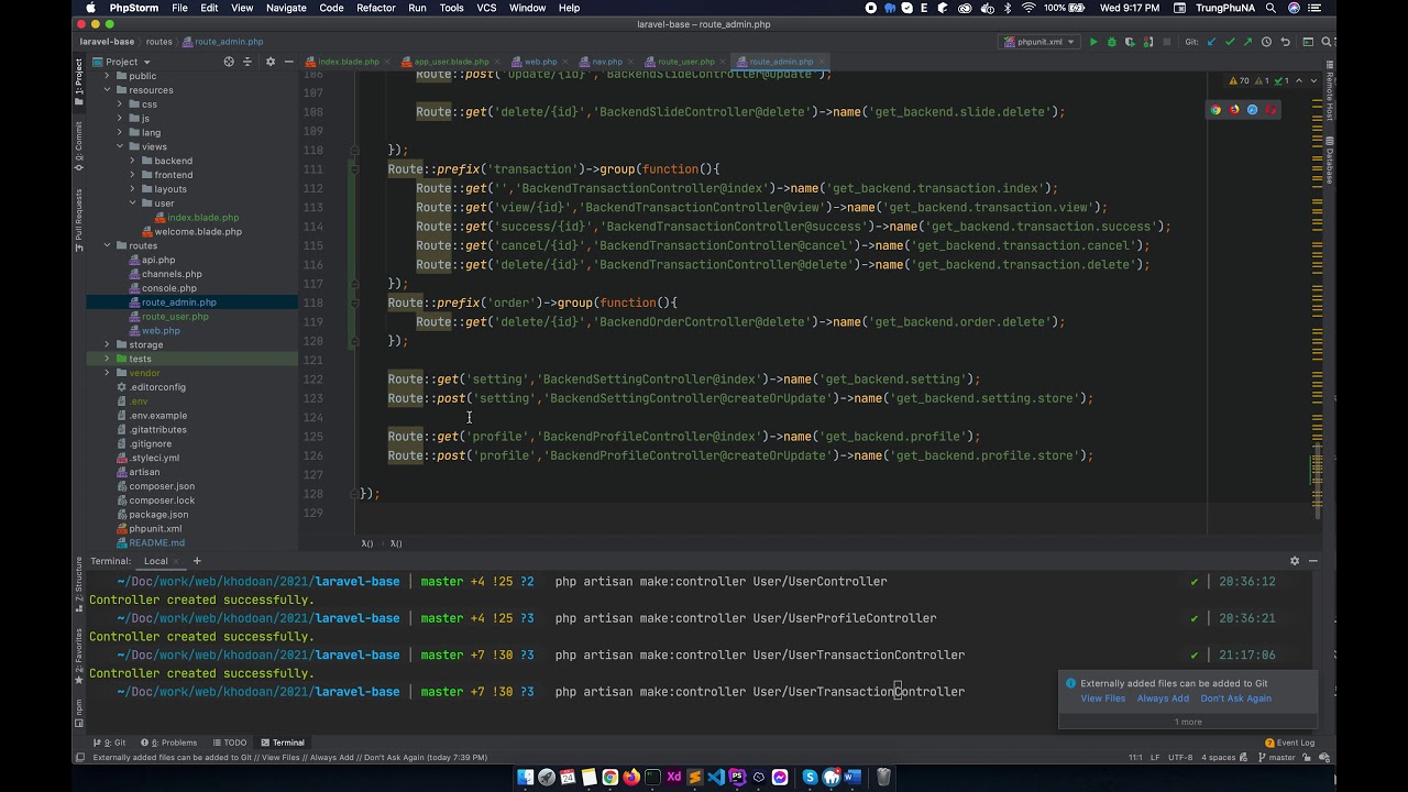 Đồ án tốt nghiệp - Build core website bán hàng bằng laravel 8x - Phần 11 - Private