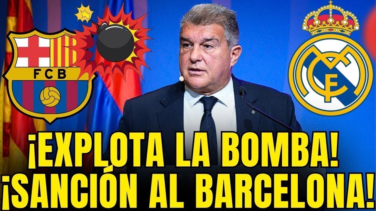 ¡UN BOMBAZO! ¡LAPORTA YA NO SABE QUÉ HACER! ¡MUY GRAVE! NOTICIAS DEL REAL MADRID HOY