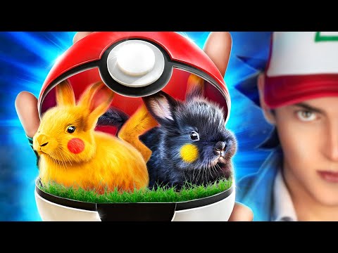 We Build Tiny House for Pikachu! Pokemon in Real Life! (Part 2)