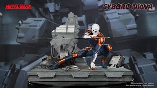 Metal Gear Solid Resin Statue: Cyborg Ninja (Gray Fox) [Standard Edition] video 1