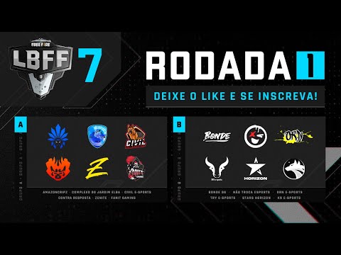 LBFF 7 Série B - Rodada 1 - Grupos A e B | Free Fire