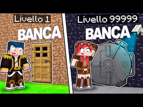 BANCA DA 1€ VS BANCA DA 1.000.000€! - MINECRAFT