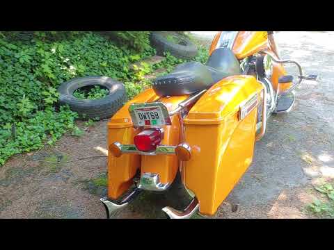 How to run a 21" front wheel on your harley touring. and a suprise guest