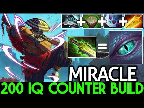 Miracle- [Juggernaut] 200 IQ Counter Build Cancer Gameplay 7.21 Dota 2
