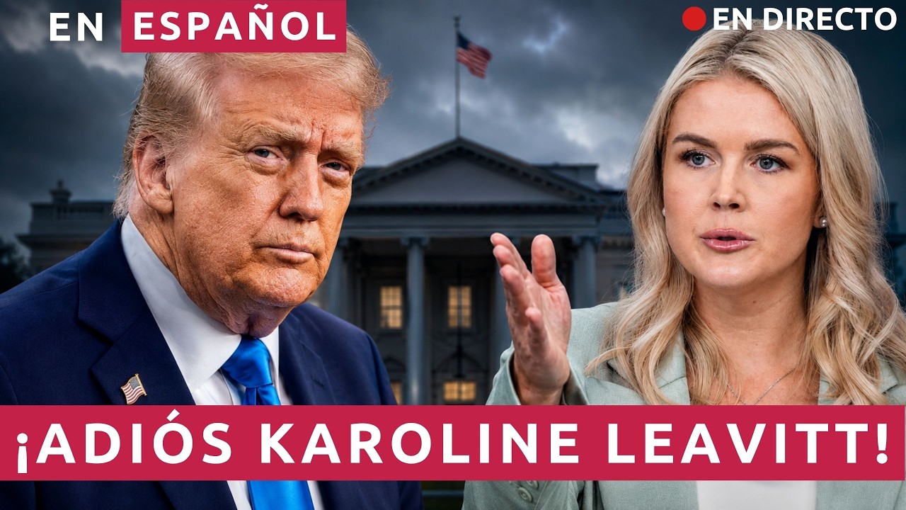 GRAN PÉRDIDA EN LA CASA BLANCA: TRUMP ANUNCIA RETIRO DE KAROLINE LEAVITT COMO SECRETARIA DE PRENSA