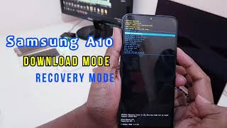 Samsung Galaxy A10 Download And recovery Mode in one video