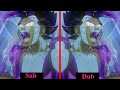 Gohan Transforms Into Beast Form Oozaru Scream Fan Edit Sub Vs Dub