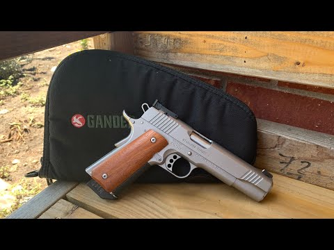Kimber 1911 Stainless Target II  Shooting Review