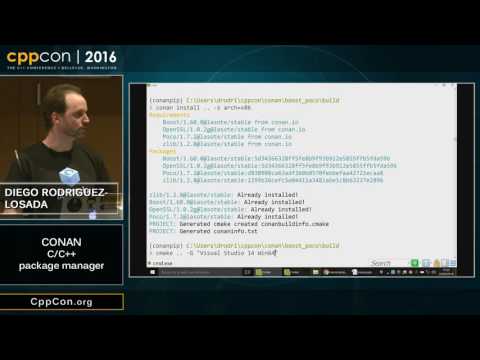CppCon 2016: Diego Rodriguez-Losada “Conan, a C and C++ package manager for developers"