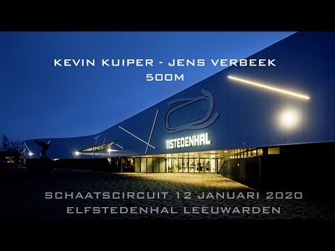Kevin Kuiper - Jens Verbeek 500m Schaatscircuit Elfstedenhal 12 januari 2020
