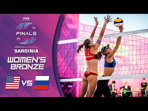 Alix/April vs Makroguzova/Kholomina - Women's Bronze | World Tour Finals 2021