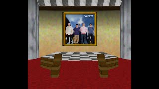 Cover art for super mario 64 but it's in the buddy holly soundfont