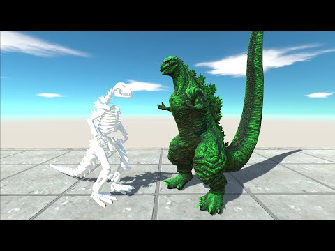 Modern Weapon War -Team Skeleton Godzilla White VS MechaGodzilla 2021 + Shin Godzilla x Kong - ARBS