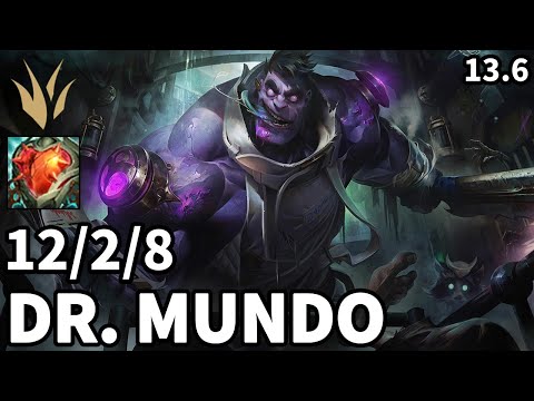 Dr. Mundo Jungle vs Karthus - EUW Master | Patch 13.6