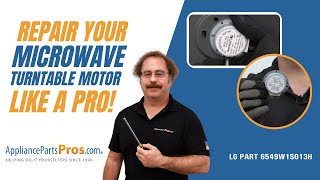 How To: LG/Kenmore Microwave Turntable Motor 6549W1S013H