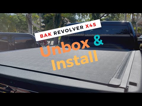 Best Tonneau cover - Bak revolver X4s - How to Install - Unboxing and fast Installation