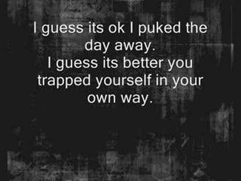 The Used - Buried Myself Alive ( Lyrics )