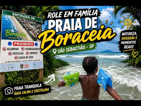PRAIA DE BORACEIA- SÃO SEBASTIÃO/ IDEAL PARA FAMÍLIA ✅ #PraiaDeBoraceia #Boraceia