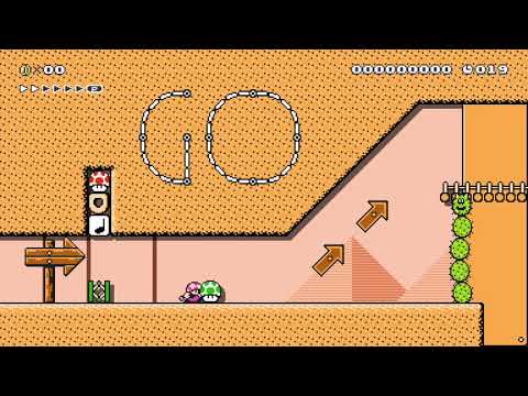 Simplistic Spiky Scurry [20s] by Dynasteel - Super Mario Maker 2 - No Commentary 1bz