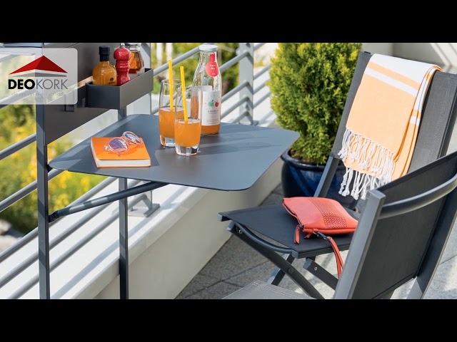 Hliníkový balkonový stolek FIESTA II.